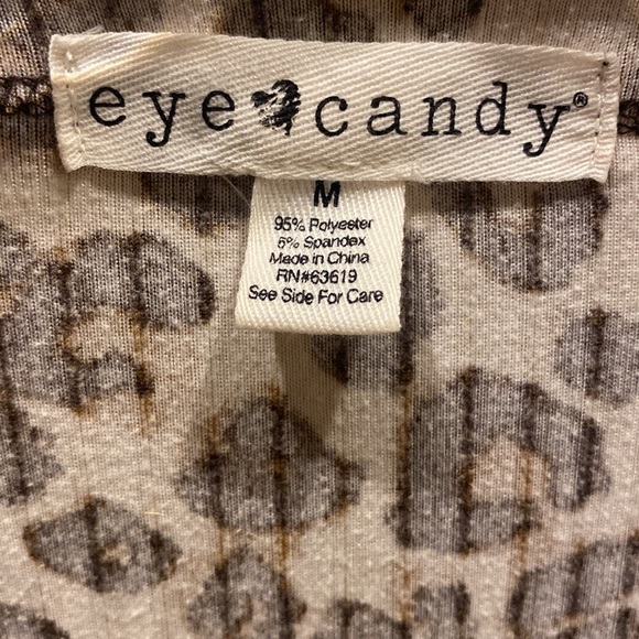 Leopard print button down top - Picture 4 of 6